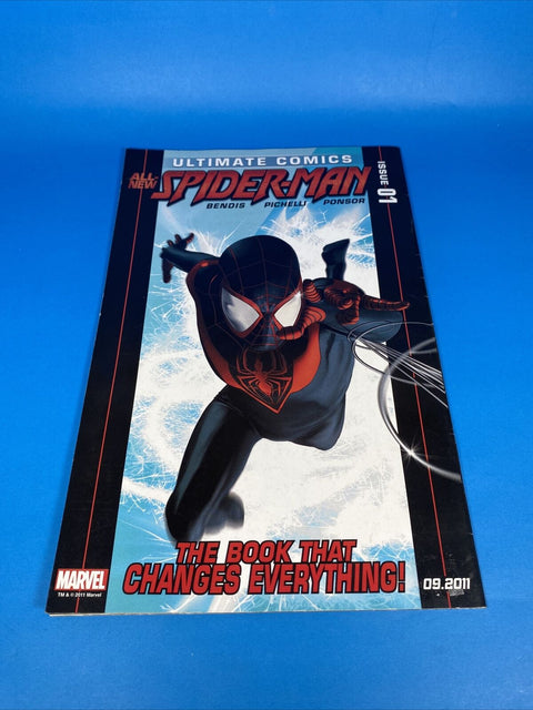 Marvel Mix-Tape #1 2011 Con Edition RARE Miles Morales Full Back Cover Ad