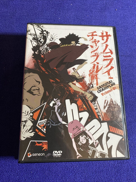 Samurai Champloo DVD Lot - Vol. Volume 1 5 7 - Region 1 Anime