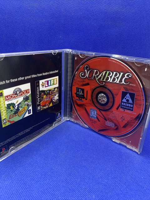 Scrabble Crossword Game (Sony PlayStation 1, 1999) PS1 CIB Complete - Tested