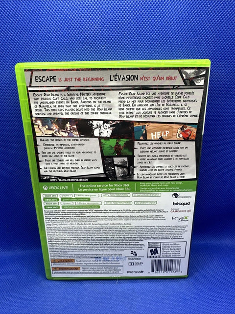 Escape Dead Island (Microsoft Xbox 360, 2014) CIB Complete - Tested!