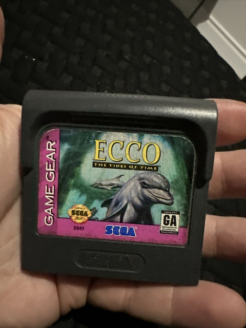 Ecco: The Tides of Time (Sega Game Gear, 1994) Authentic Tested!