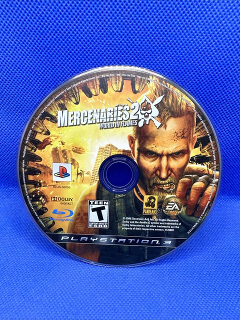 Mercenaries 2 World in Flames (Sony PlayStation 3) PS3 CIB Complete - Tested!