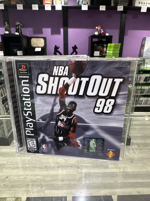 NBA ShootOut 98 (Sony PlayStation 1, 1998) PS1 CIB Complete Tested!