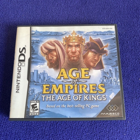 Age of Empires: The Age of Kings (Nintendo DS, 2006) NDS CIB Complete Tested!