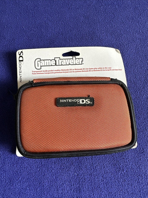 NEW! Official Nintendo DSi / Lite Console Case Orange Authentic Game Traveler