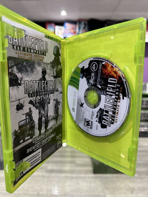 Battlefield: Bad Company 2 Ultimate Edition (Microsoft Xbox 360, 2010) Complete