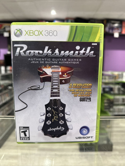 Rocksmith (Microsoft Xbox 360, 2011) Complete Tested!