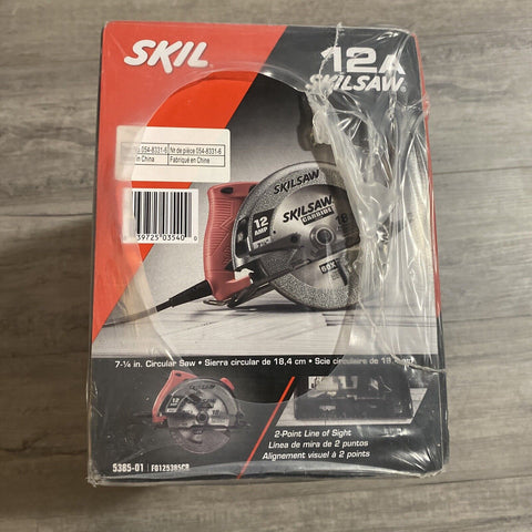 NEW! Skil 12 Amp 7.25 Inch Circular Saw - 5385-01 Corded SkilSaw Factory Sealed