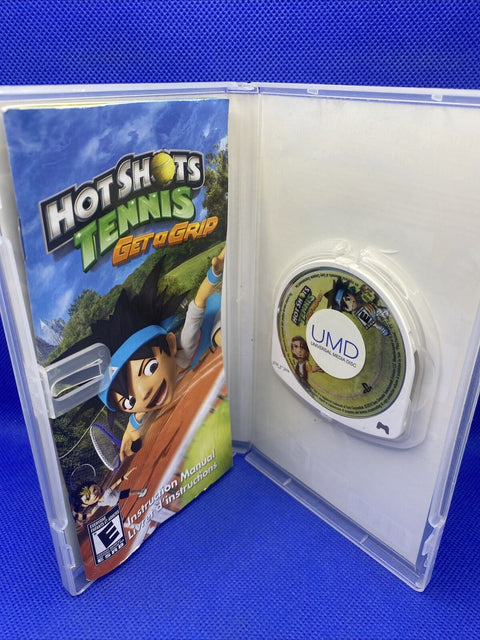 Hot Shots Tennis: Get a Grip (Sony PSP, 2010) CIB Complete, Tested!