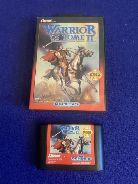 Warrior of Rome II 2 - Sega Genesis - Authentic Cleaned + Tested!