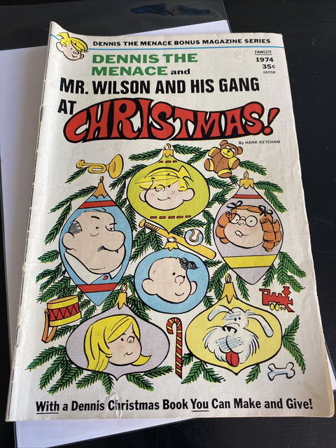 Dennis The Menace And Mr. Wilson And His Gang At Christmas - 1974 Fawcett Comics