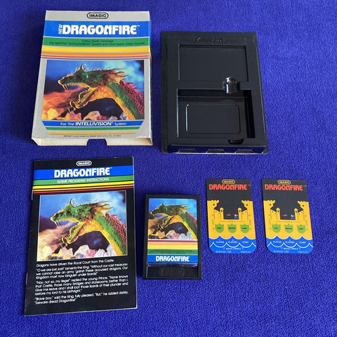 Dragonfire (Intellivision, 1983) CIB Complete In Box