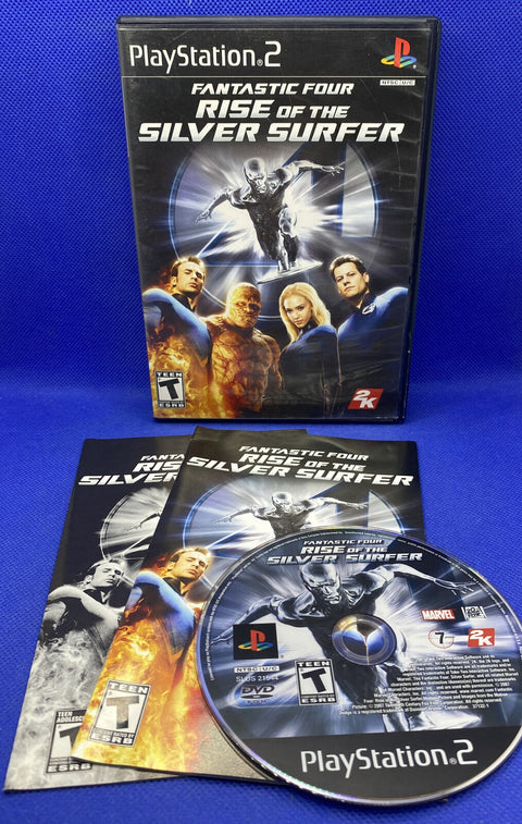 Fantastic 4: Rise of the Silver Surfer (PlayStation 2) PS2 CIB Complete Tested!