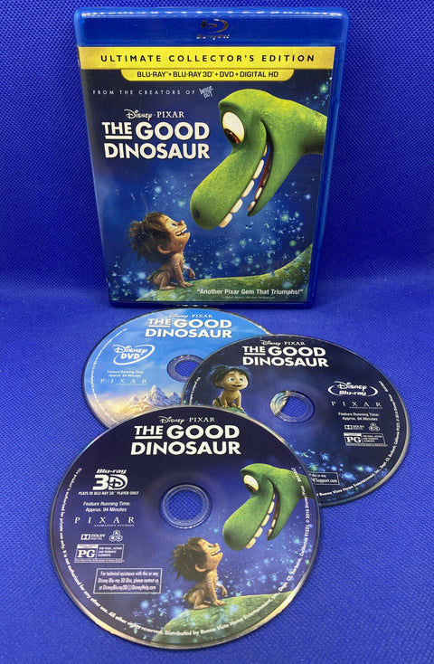 The Good Dinosaur 3D (Blu-ray/DVD, 3-Disc Set, 2016, US) Tested!