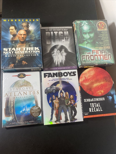 HUGE Sci-Fi DVD Lot Bundle - 45 Discs - Star Trek, Stargate, Aliens, UFO + More!