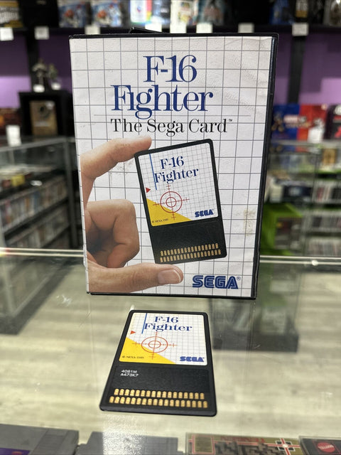 F-16 Fighter : Sega Card (Sega Master System, 1986) SMS Tested!