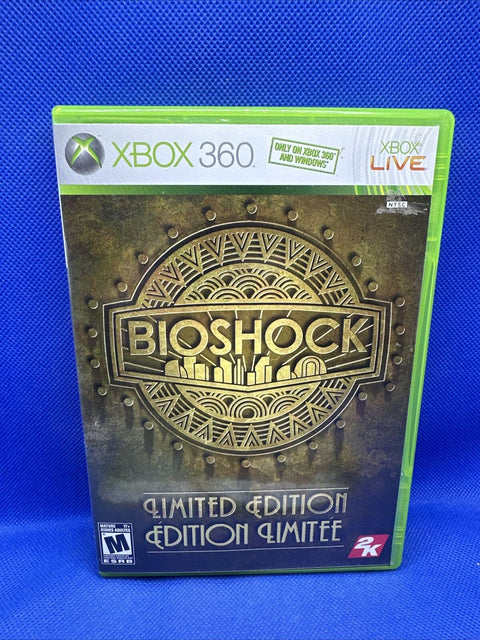 BioShock Limited Edition Xbox 360 - CIB Complete 3 Discs w/ Soundtrack - Tested!