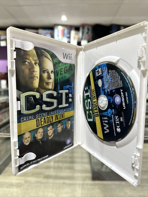 CSI: Crime Scene Investigation - Deadly Intent (Nintendo Wii, 2009) Complete!