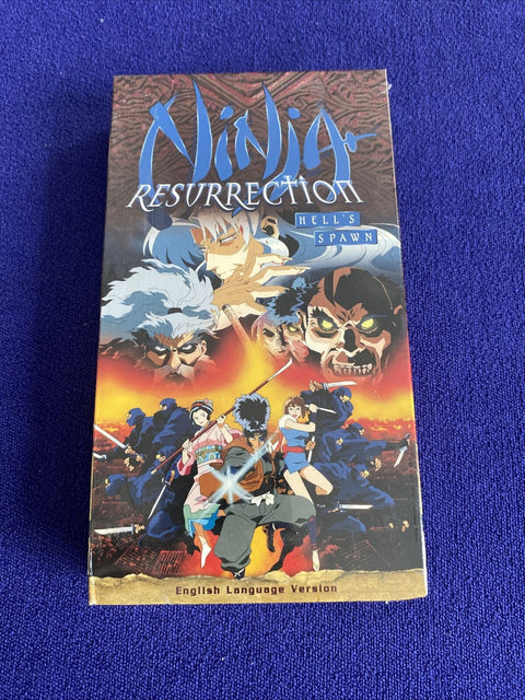 NEW! Ninja Resurrection Hell’s Spawn Promo Copy (VHS 1999) Anime Factory Sealed!