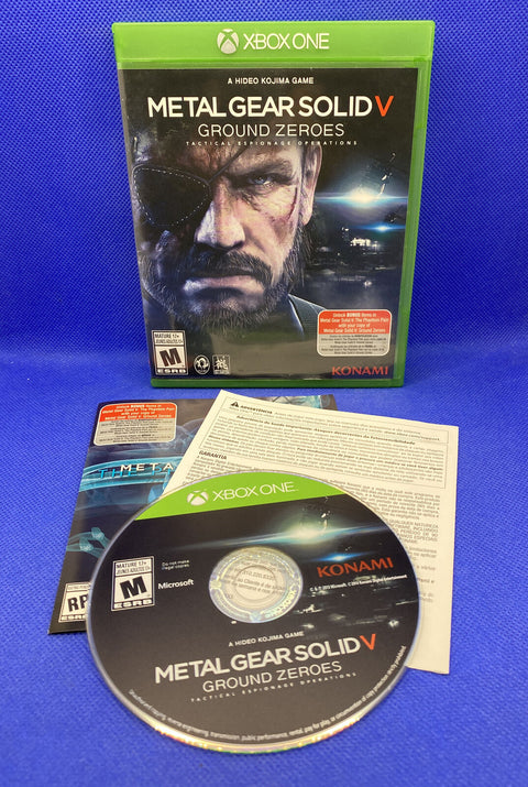 Metal Gear Solid V: Ground Zeroes (Microsoft Xbox One, 2014) XB1 Tested!