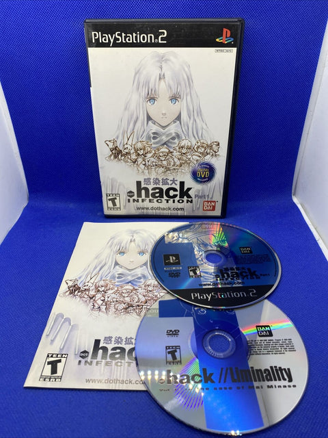 .hack INFECTION (Sony PlayStation 2, 2003) PS2 Complete w/ DVD - Tested!