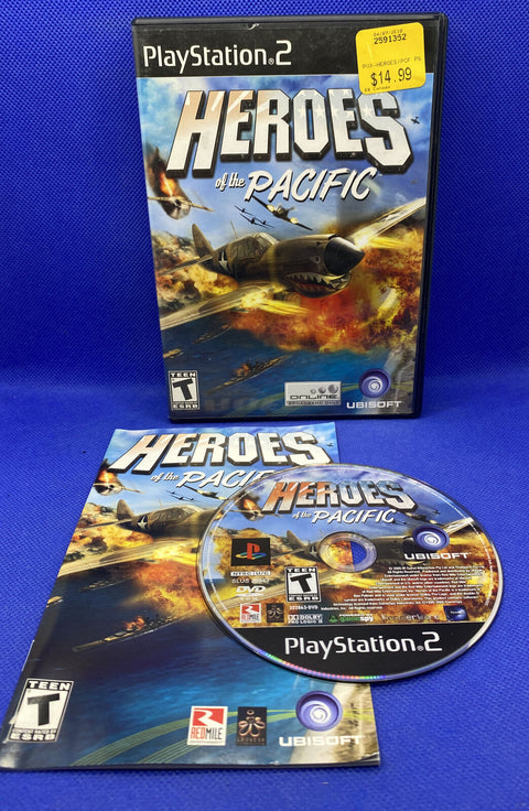 Heroes of the Pacific (Sony PlayStation 2, 2005) PS2 CIB Complete - Tested!