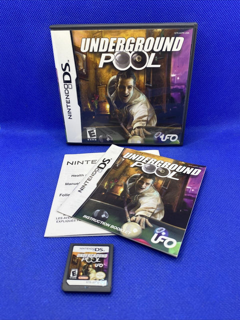 Underground Pool (Nintendo DS, 2007) CIB Complete - Tested!