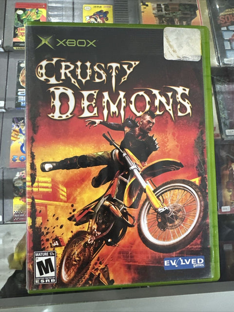 Crusty Demons (Microsoft Original Xbox) *Water Damaged Cover* Complete Tested!