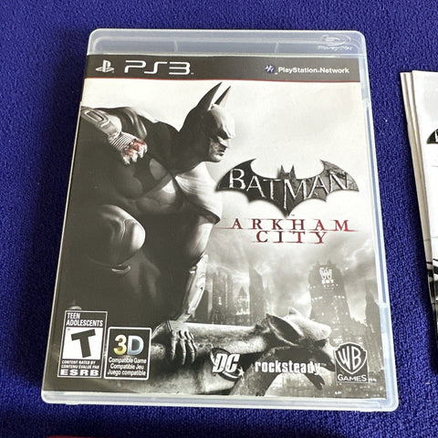 Batman Arkham City + Arkham Asylum Lot ( PlayStation 3) PS3 Both Complete Tested