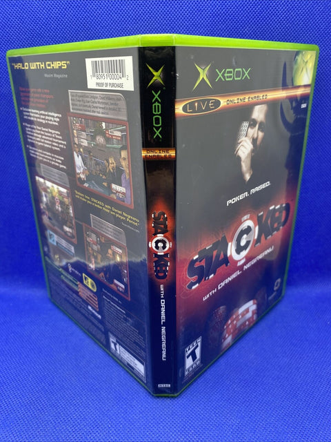 Stacked With Daniel Negreanu (Microsoft Original Xbox, 2006) Complete Tested!