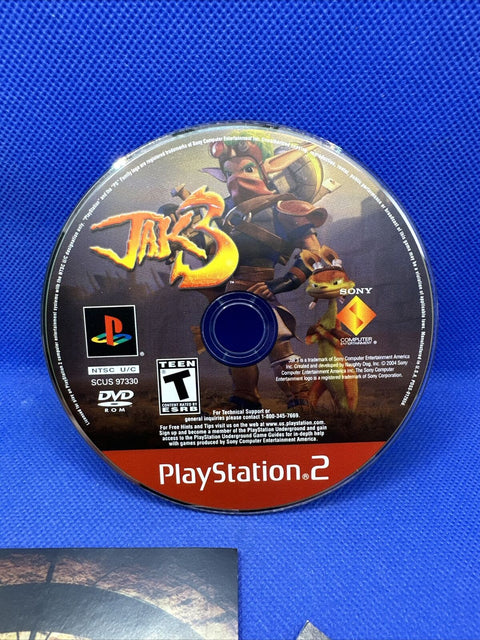 Jak 3 - Greatest Hits (Sony PlayStation 2, 2004) PS2 CIB Complete, Tested