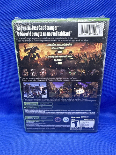 NEW! Oddworld: Stranger's Wrath (Microsoft Original OG Xbox) Factory Sealed!