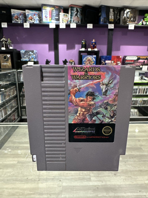 Wizards & Warriors (Nintendo NES, 1987) Authentic Cartridge Only - Tested!