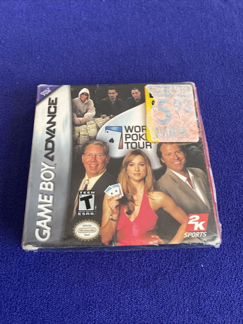 NEW! World Poker Tour (Nintendo Gameboy Advance, 2005 GBA) Factory Sealed!