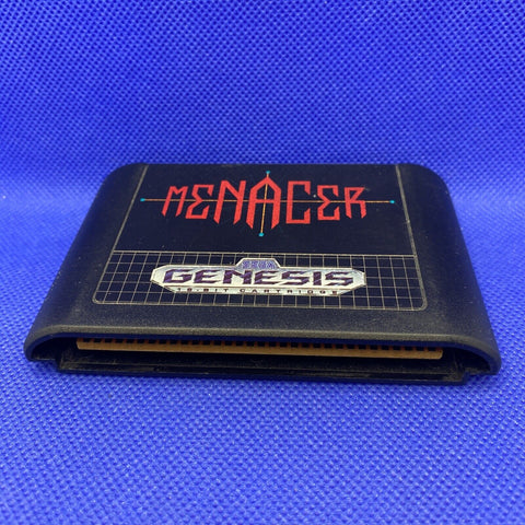 Menacer 6-Game Cartridge (Sega Genesis, 1992) Authentic Cartridge Only Tested!