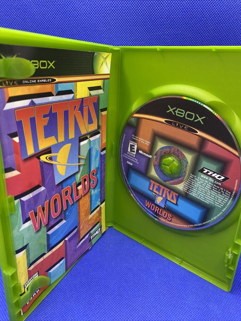 Tetris Worlds (Microsoft Original Xbox, 2003) CIB Complete, Cleaned, Tested!