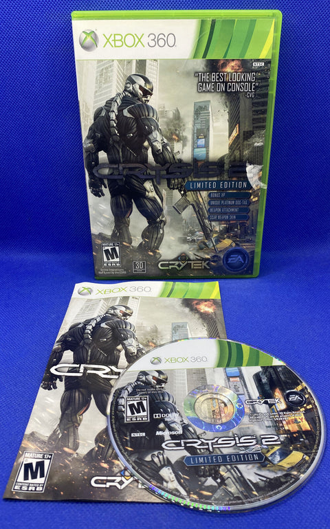 Crysis 2 - Limited Edition (Microsoft Xbox 360, 2011) CIB Complete - Tested!