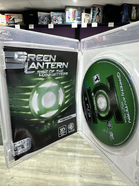 Green Lantern Rise of the Manhunters - Playstation 3 PS3 - Complete CIB Tested!