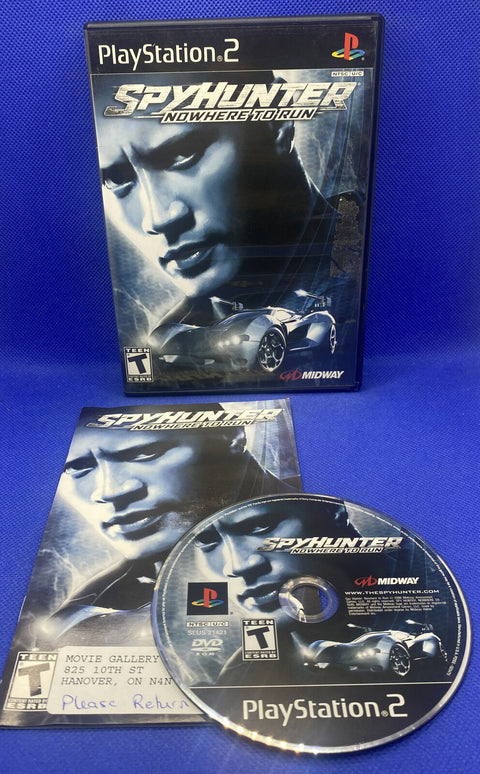 SpyHunter Nowhere To Run (Sony PlayStation 2, 2002) PS2 CIB Complete - Tested!