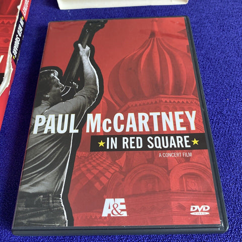 Paul McCartney In Red Square (DVD, 2005) Long Big Box - Tested!