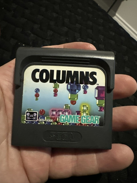 Columns (Sega Game Gear, 1991) Authentic Cartridge Only - Tested!