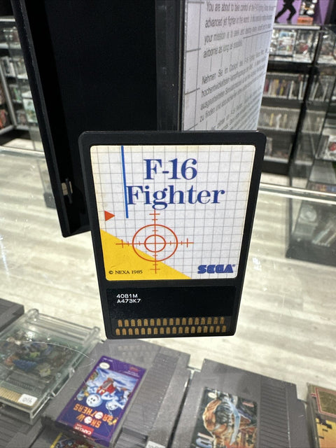 F-16 Fighter : Sega Card (Sega Master System, 1986) SMS Tested!