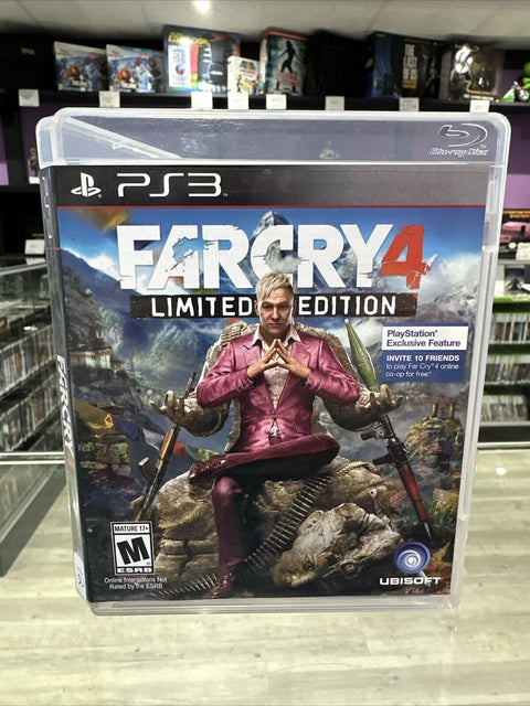 Far Cry 4 -- Limited Edition (Sony PlayStation 3, 2014) PS3 CIB Complete Tested!