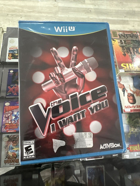 NEW! The Voice I Want You - Nintendo Wii U Factory Sealed!