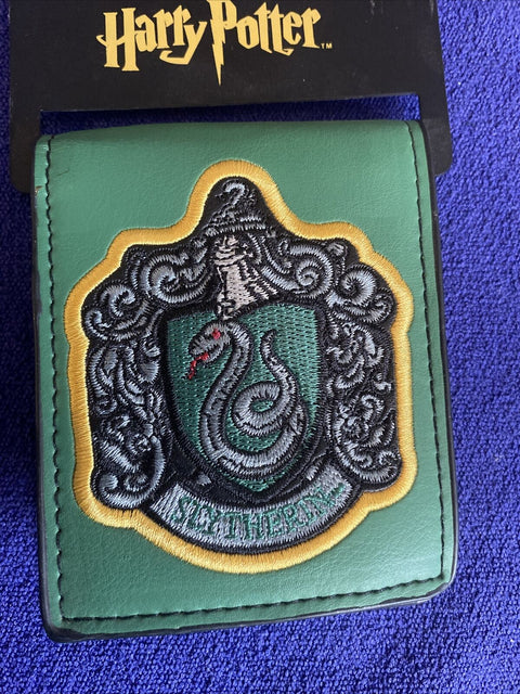 NEW! Harry Potter Green Slytherin Bi Fold Wallet - NWT Official