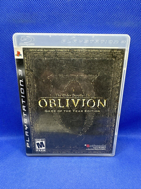 Oblivion Game of the Year Black Label (PS3 PlayStation 3) Complete Tested