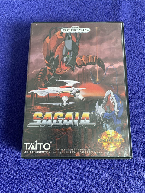 Sagaia (Sega Genesis, 1991) Authentic CIB Complete - Tested!