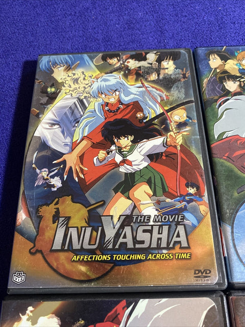 Inuyasha The Movie DVD Lot 1-4 - Region 1 Anime 1 2 3 4