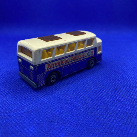 1977 Matchbox Superfast England #65 Airport Coach American Airlines 1:64