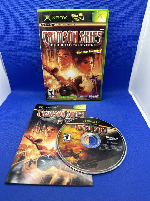 Crimson Skies: High Road to Revenge (Microsoft Original Xbox) Complete Tested!